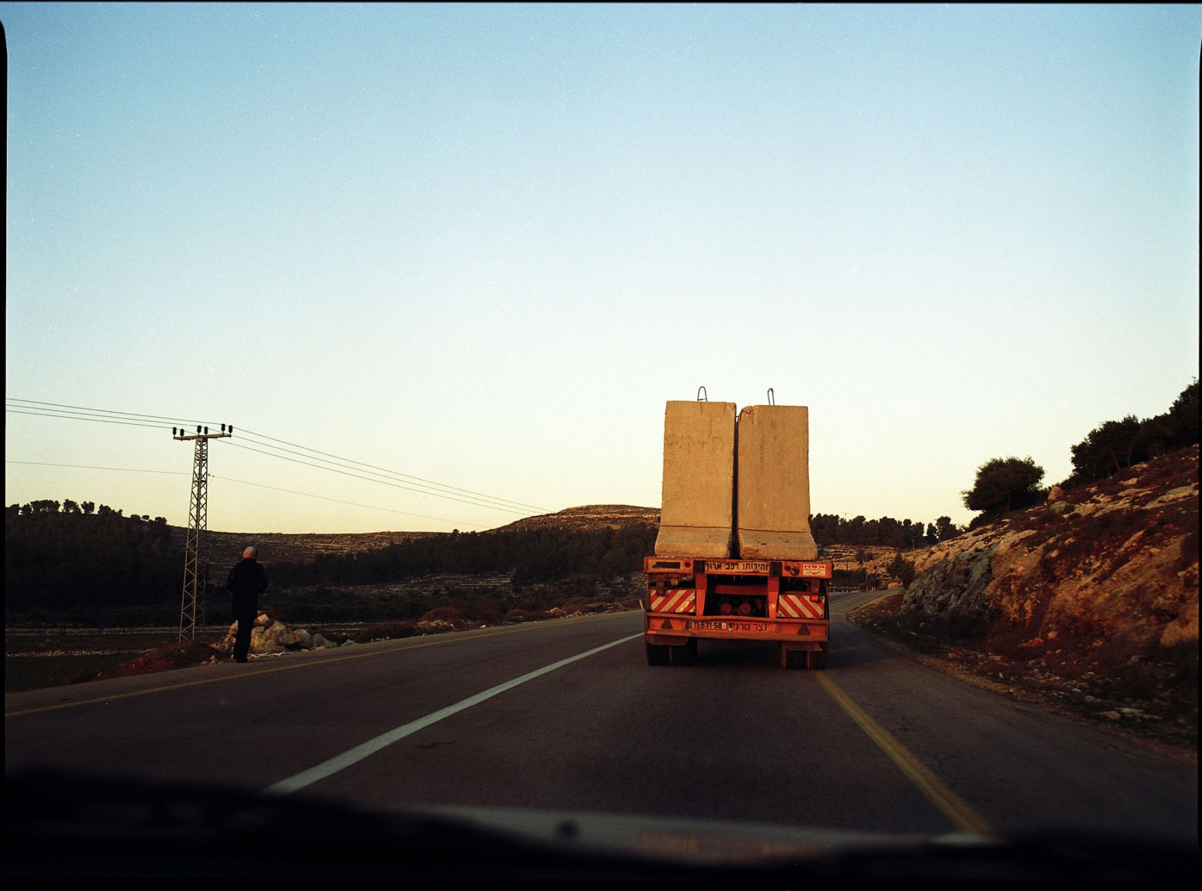 "Wall on road"